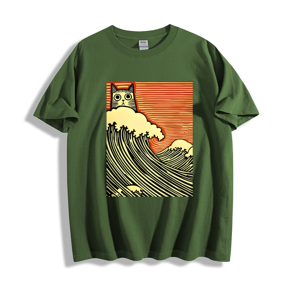 Cat Japanese Style Classic Tee