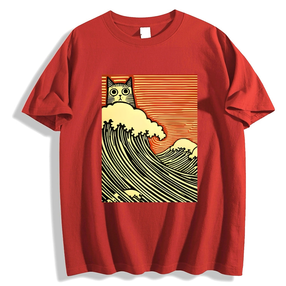 Cat Japanese Style Classic Tee