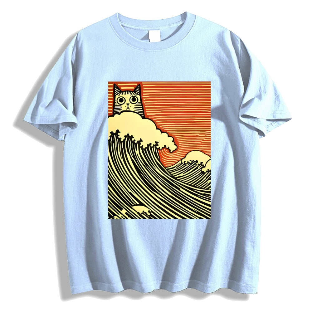 Cat Japanese Style Classic Tee