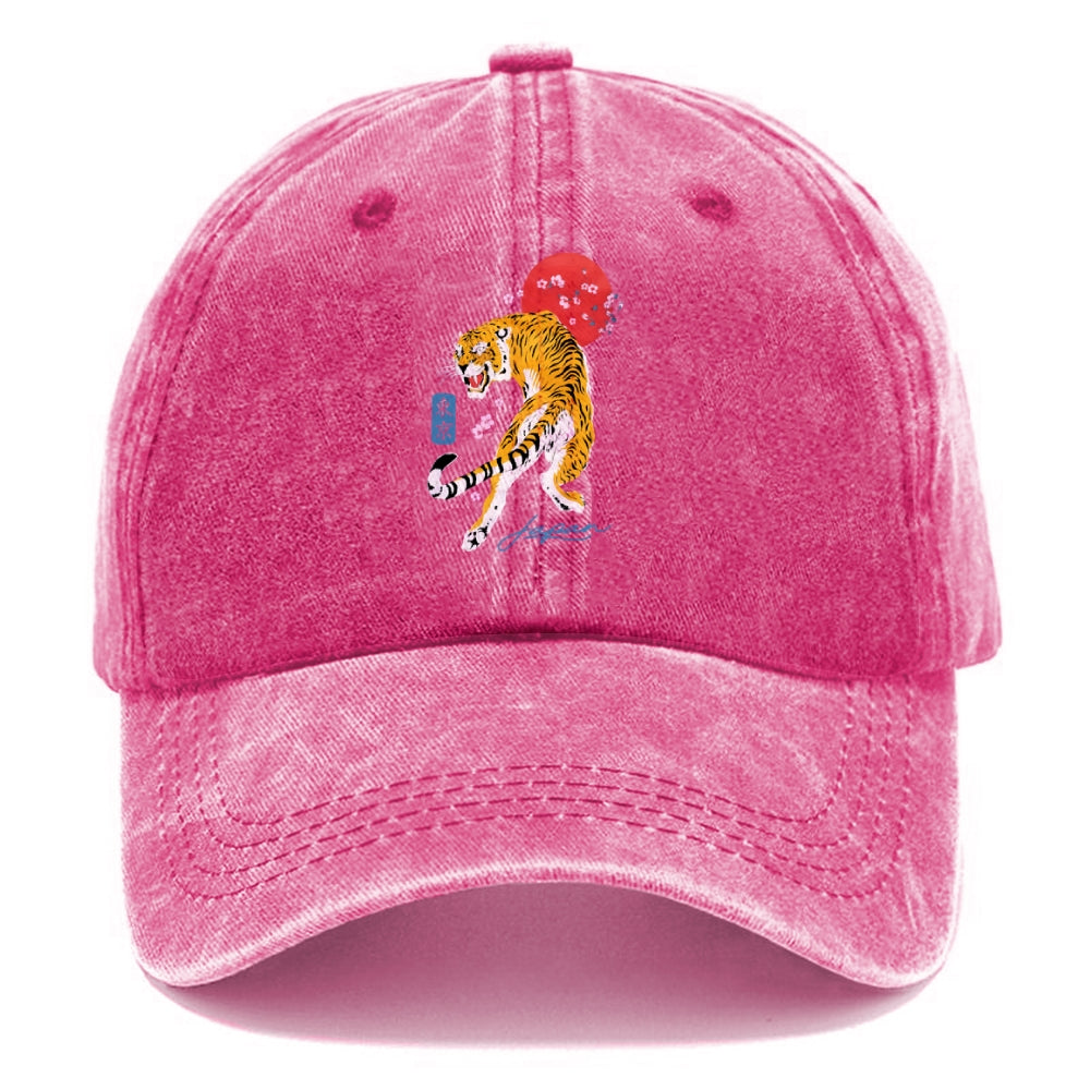 Tiger Blossom Japanese Sakura Washed Cap
