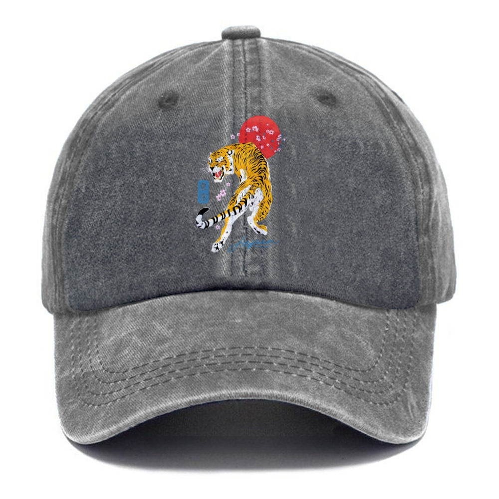 Tiger Blossom Japanese Sakura Washed Cap