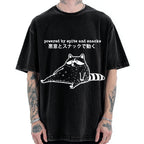 Power By Spite and Snacks Vintage Washed T-shirt