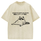 Power By Spite and Snacks Vintage Washed T-shirt