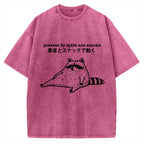 Power By Spite and Snacks Vintage Washed T-shirt