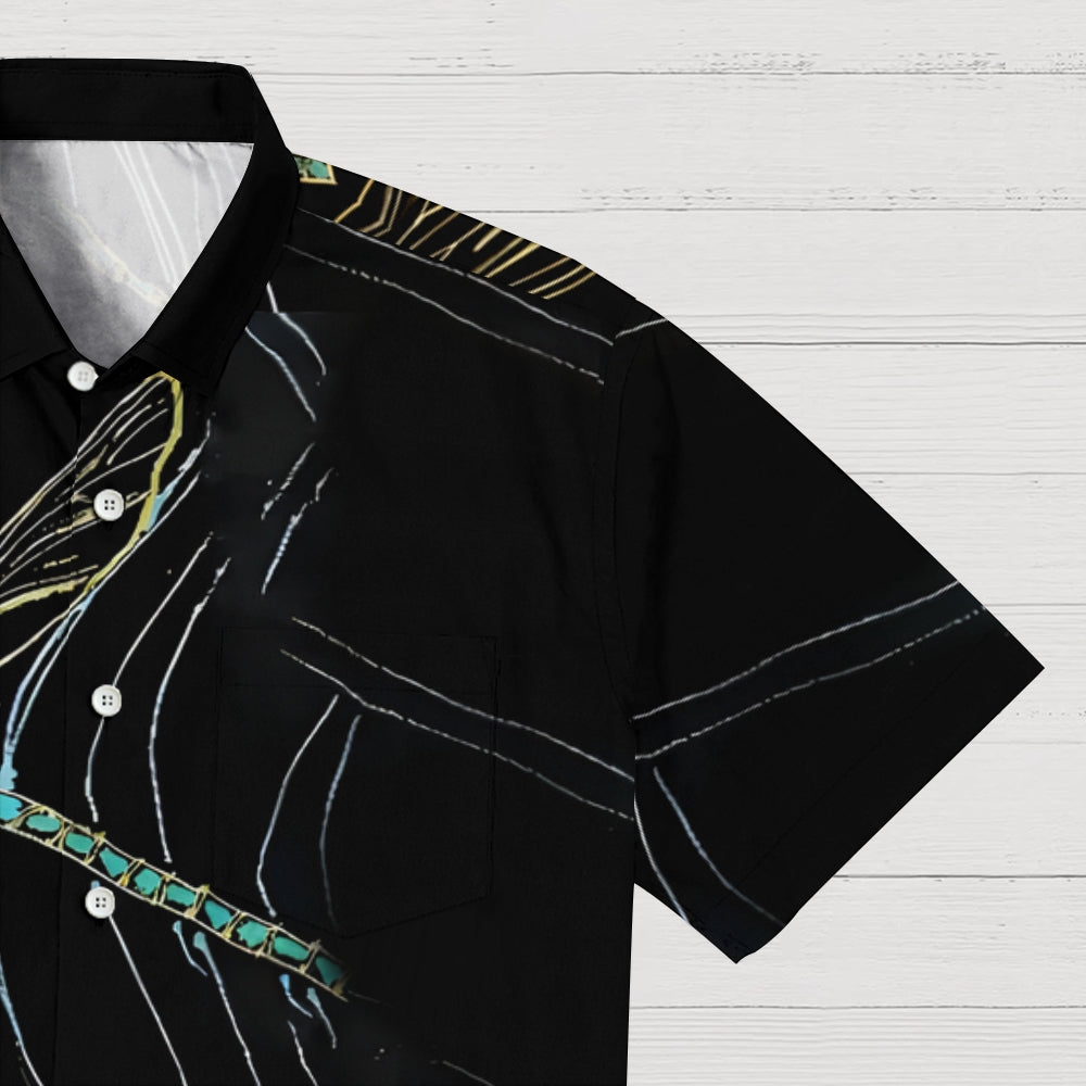 Dragonfly Flapping Its Wings Button-up Shirt