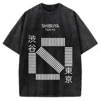 Shibuya Tokyo Vintage Washed T-shirt