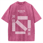 Shibuya Tokyo Vintage Washed T-shirt