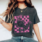 Unisex Funny Rabbit Printed Washed Tee