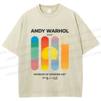 Unisex Museum Of Sunset Printed Washed Tee