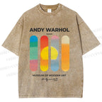 Unisex Museum Of Sunset Printed Washed Tee
