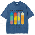 Unisex Museum Of Sunset Printed Washed Tee
