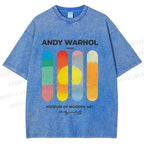 Unisex Museum Of Sunset Printed Washed Tee