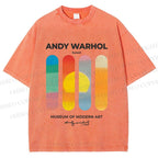 Unisex Museum Of Sunset Printed Washed Tee