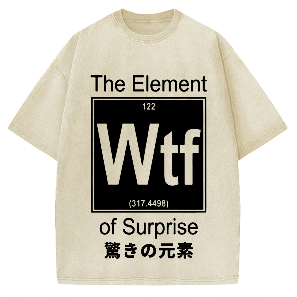 The Element Of Surprise Vintage Washed T-shirt