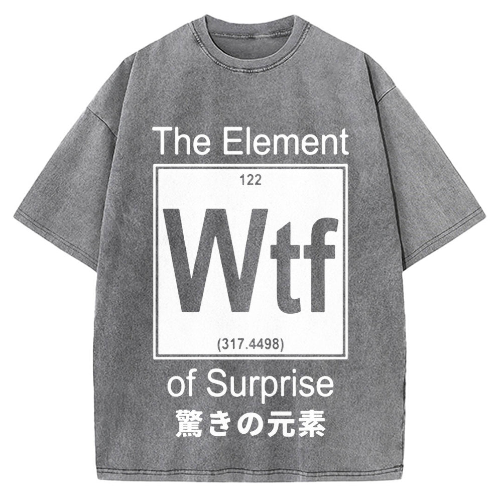 The Element Of Surprise Vintage Washed T-shirt