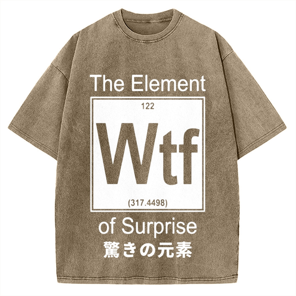 The Element Of Surprise Vintage Washed T-shirt