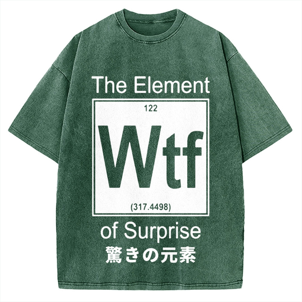 The Element Of Surprise Vintage Washed T-shirt