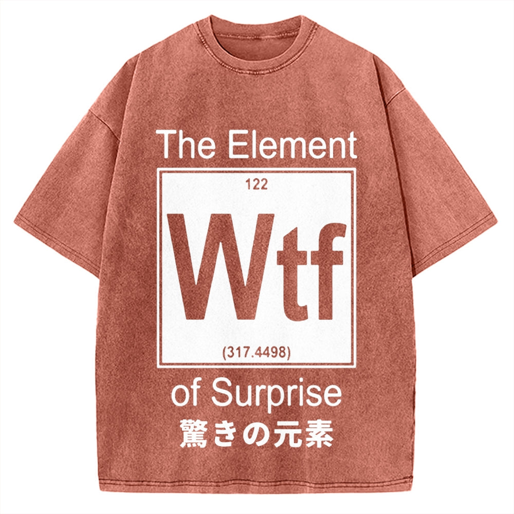 The Element Of Surprise Vintage Washed T-shirt