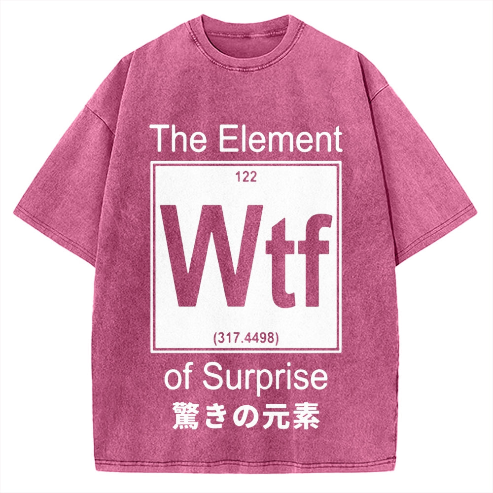 The Element Of Surprise Vintage Washed T-shirt