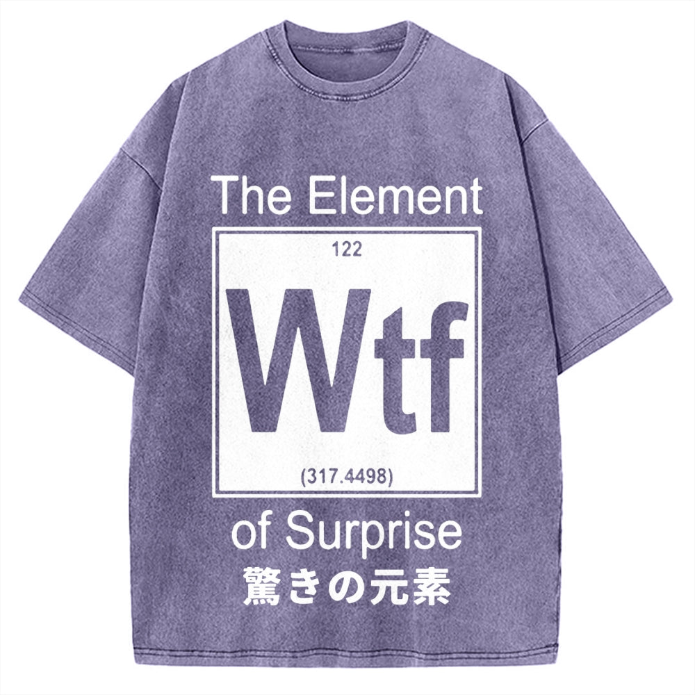 The Element Of Surprise Vintage Washed T-shirt