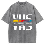 VHS 1976 The Future Is Here Vintage Washed T-shirt
