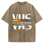 VHS 1976 The Future Is Here Vintage Washed T-shirt