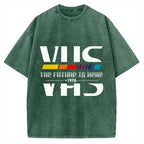 VHS 1976 The Future Is Here Vintage Washed T-shirt