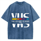 VHS 1976 The Future Is Here Vintage Washed T-shirt