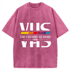 VHS 1976 The Future Is Here Vintage Washed T-shirt