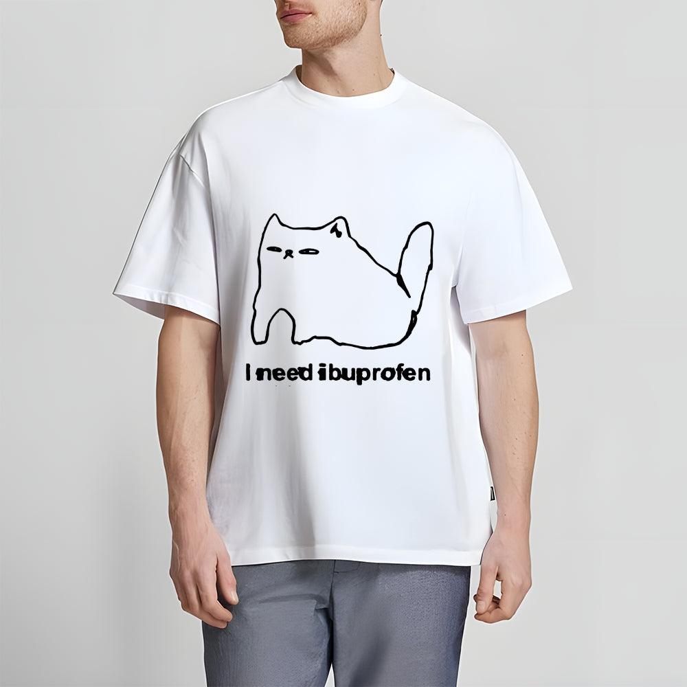 I Need Ibuprofen Funny Cat Unisex T-shirt