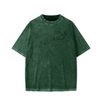 Unisex I need ibuprofen Cat Vintage Distressed Front And Back Printed Washed Tee