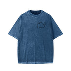 Unisex I need ibuprofen Cat Vintage Distressed Front And Back Printed Washed Tee