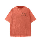 Unisex I need ibuprofen Cat Vintage Distressed Front And Back Printed Washed Tee