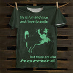 Casual Horrors Printed Short Sleeve T-Shirt