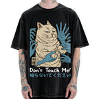Dont Touch Me Yokai Ukiyo-E Japanese Vintage Washed T-shirt