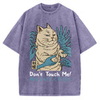 Dont Touch Me Yokai Ukiyo-E Japanese Vintage Washed T-shirt