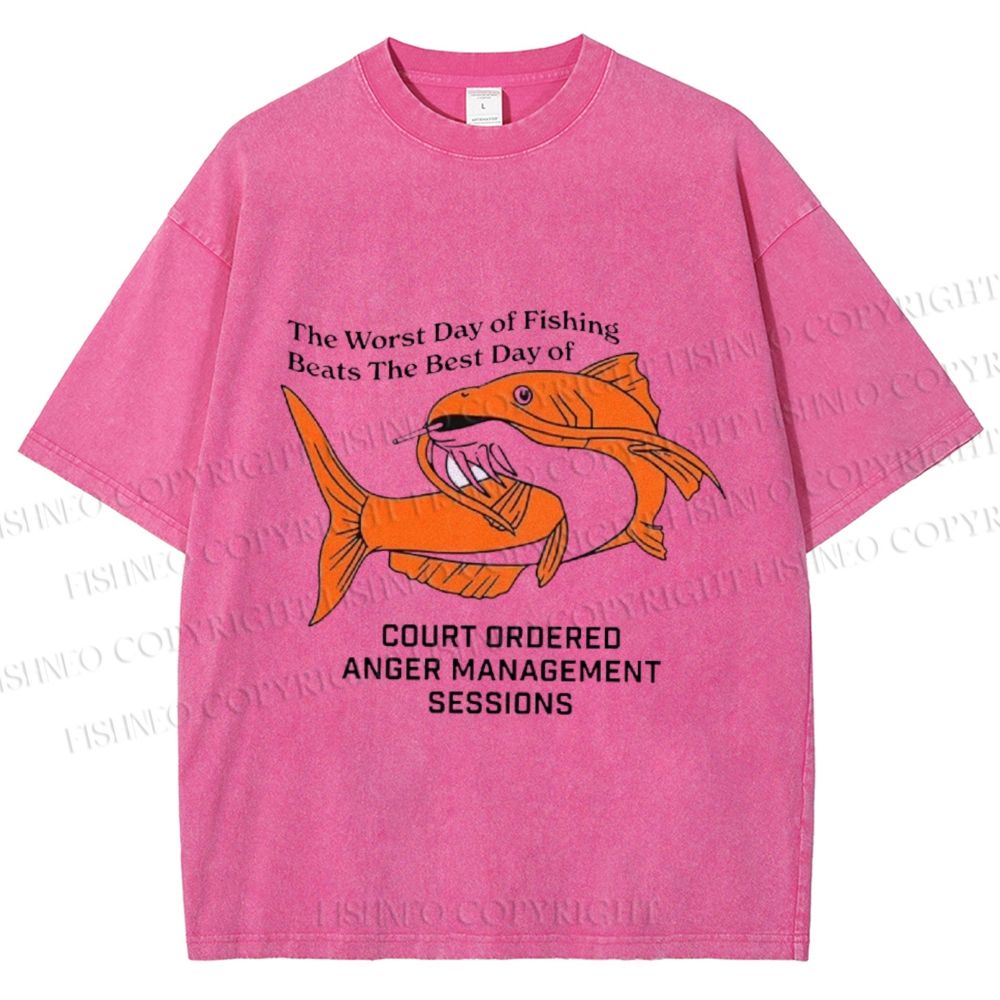 Unisex Funny Koi Joke Printed Washed Tee