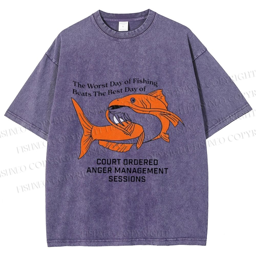Unisex Funny Koi Joke Printed Washed Tee