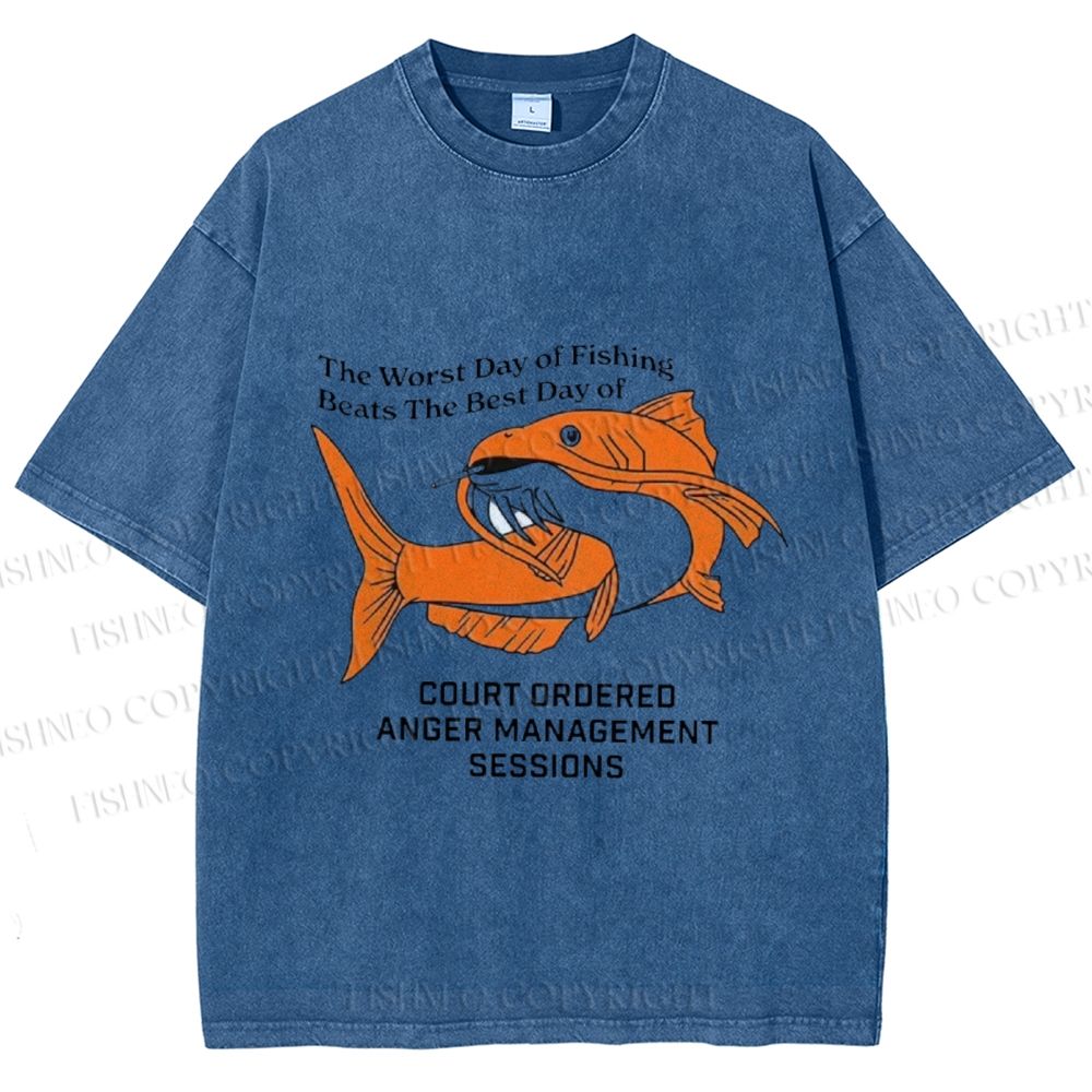 Unisex Funny Koi Joke Printed Washed Tee
