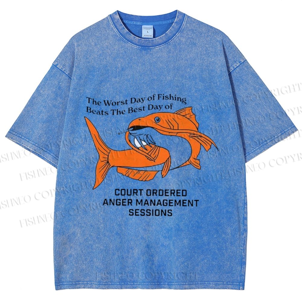 Unisex Funny Koi Joke Printed Washed Tee
