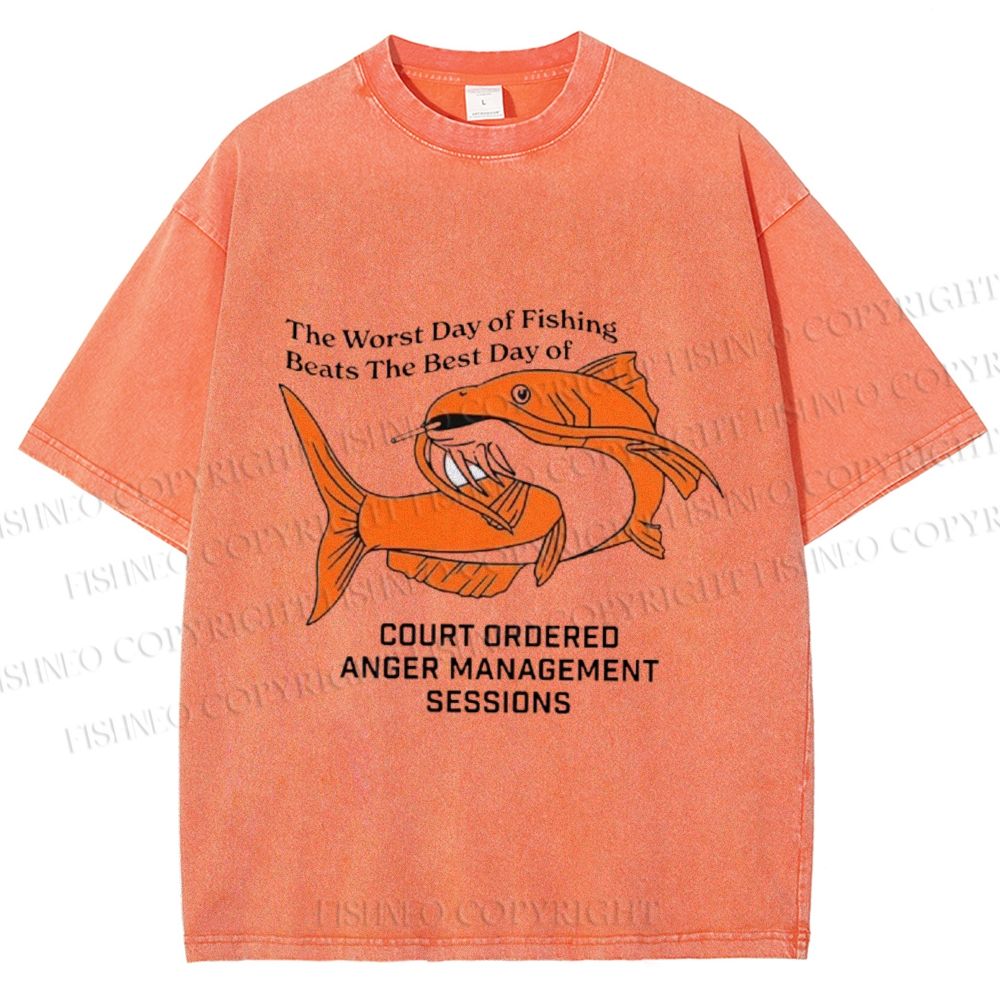 Unisex Funny Koi Joke Printed Washed Tee
