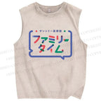Unisex Art Gallery Printed Washed Tank Top