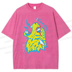 Unisex Hunter Printed Washed Tee