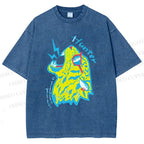 Unisex Hunter Printed Washed Tee