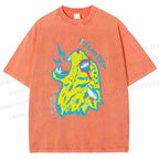 Unisex Hunter Printed Washed Tee