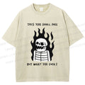 Unisex This Too Shall Pass Printed Washed Tee