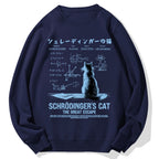 Schrodinger's Cat Escape Plan Cotton Sweatshirt