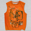 Unisex Art Cycling Bicycle Printed Tank Top
