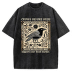 Crows Before Bros Vintage Washed T-shirt