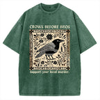 Crows Before Bros Vintage Washed T-shirt